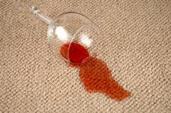 spilt wine